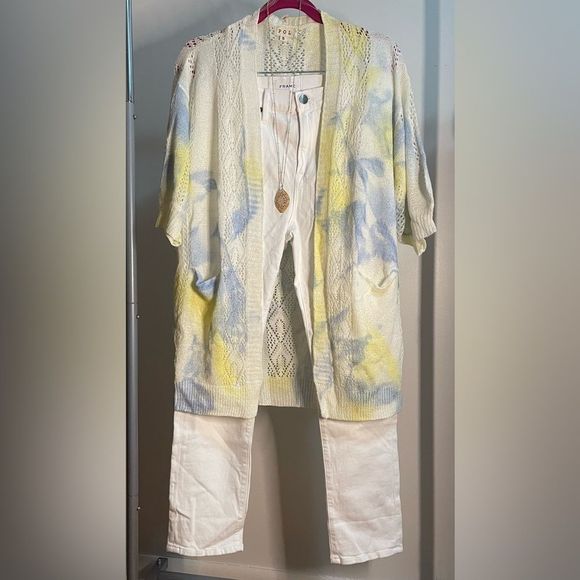 POL Hand Dyed Kimono Cardigan Size Small New - Picture 6 of 15